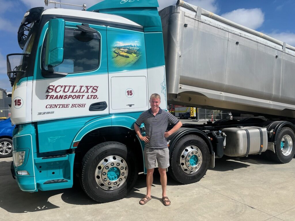 Cameron Scully with Arocs #15
